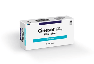 CINESET 60 MG 28 FILM TABLET